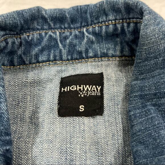 Highway Jeans Denim Jacket Small - Picture 2 of 4